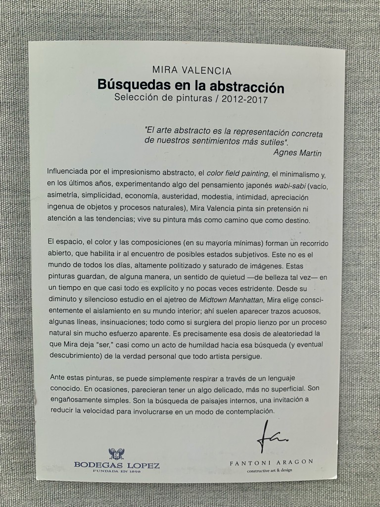 <span>Búsquedas en la abstracción</span><br>Fantoni Galleria<br> Mar del Plata, Argentina